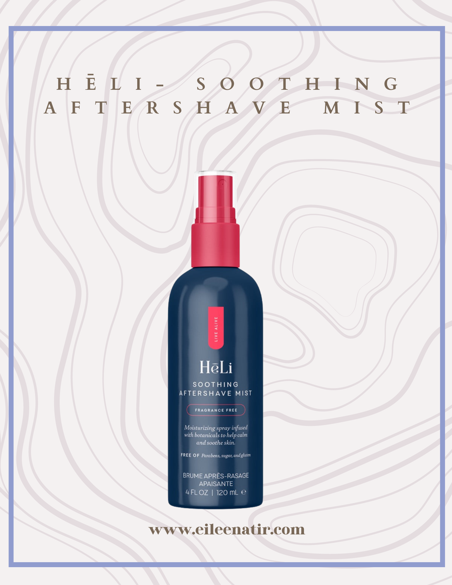 Hēli Soothing Aftershave popular Mist