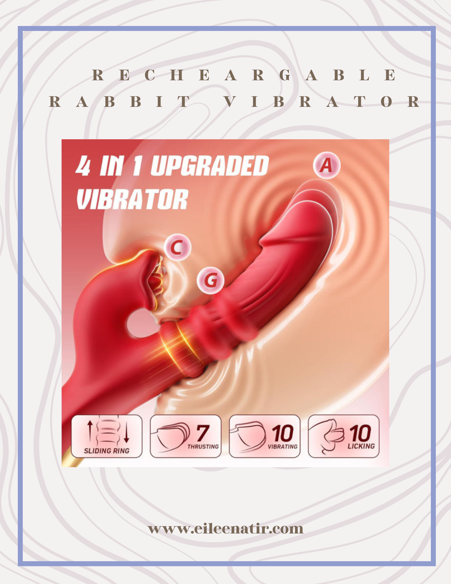 Rechargeable Rabbit Vibrator